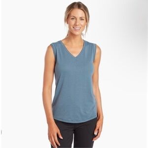 KUHL Juniper Tank Top UPF 40+ Sun Protection Sleeveless Blue Women’s Size Medium